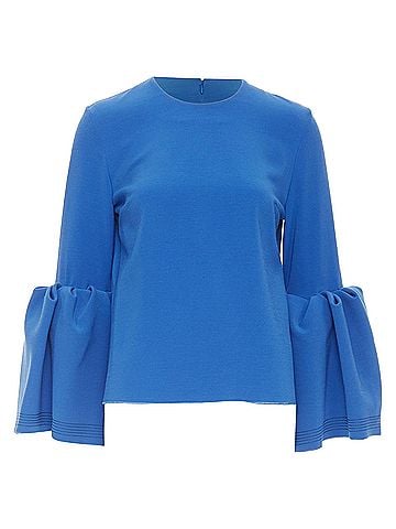 Roksanda Roksanda ruched bell sleeve structured top (view 2)
