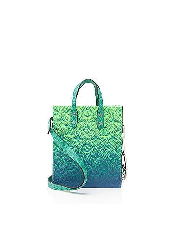 Louis Vuitton Louis Vuitton x Virgil Abloh Taurillon Illusion Petit Sac Plat Shoulder Bag (view 1)