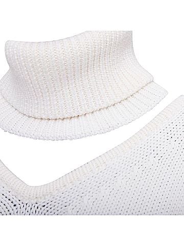 Monse Monse wool deconstructed cut out turtleneck sweater (view 2)
