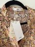 Mango 100% Cotton Floral Multi Color Long Sleeve Button-Down Shirt Size 4 - photo 8