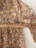 Mango 100% Cotton Floral Multi Color Long Sleeve Button-Down Shirt Size 4 - photo 6