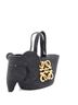 Loewe 100% Raffia Black Elephant Basket Tote Raffia Small One size - photo 3