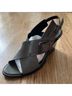 ALLSAINTS 100% Leather Gray Sandals Size 8 - photo 4