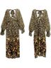 Rococo Sand Floral Black Casual Dress Size XS - photo 4