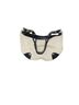 Bally 100% Leather White Black Leather Shoulder Bag One size - photo 1