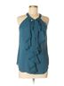 Worthington 100% Polyester Teal Sleeveless Blouse Size S - photo 1