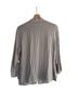 Zara Basic Stripes Brown White Long Sleeve Blouse Size M - photo 2
