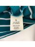 Good Luck Gem Stripes Blue Green Long Sleeve Top Size S - photo 15