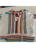 Solid & Striped 100% Cotton Ivory Red Casual Sweaters Size S - photo 7