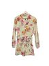 Anthropologie Floral Ivory Pink Yellow Romper Size M - photo 1
