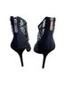 Charles Checkered-gingham Black Ankle Boots Size 8 - photo 2