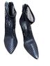 Charles Checkered-gingham Black Ankle Boots Size 8 - photo 1
