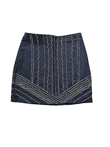 Zara Denim Skirt (view 2)
