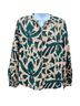 Ulla Johnson Floral Pink Green Long Sleeve Blouse Size 8 - photo 2