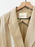 Everlane 100% Linen Solid Tan Blazer Size 6 - photo 3