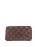 Louis Vuitton 100% Coatead Canvas Brown Zippy Wallet Monogram Canvas One size - photo 1