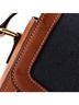Céline Blue Brown Triomphe Shoulder Bag Canvas with Leather Medium One size - photo 6