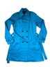 Etcetera Blue Teal Trenchcoat Size 4 - photo 1