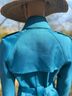 Etcetera Blue Teal Trenchcoat Size 4 - photo 4