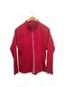 Athleta Solid Pink Silver Track Jacket Size XL - photo 1