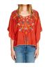 Johnny Was Red Lombriga Cupra Blouse Size XS - photo 2