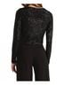Z Supply Print Black Aurora Sequin Top Size L - photo 4