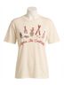 Z Supply Graphic White Ski Boyfriend Tee Size XS - photo 1