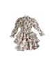 V. Chapman Floral Red Ivory Casual Dress Size 2 - photo 2