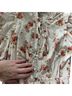 V. Chapman Floral Red Ivory Casual Dress Size 2 - photo 5