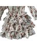 V. Chapman Floral Red Ivory Casual Dress Size 2 - photo 11