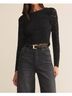 Z Supply Solid Black Aurora Lace Top Size XS - photo 2