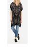 Johnny Was Black Trim Poncho Size S - photo 2