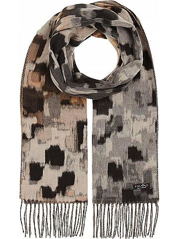 V.Fraas Women's Abstract Houndstooth Cashmink Scarf (view 1)