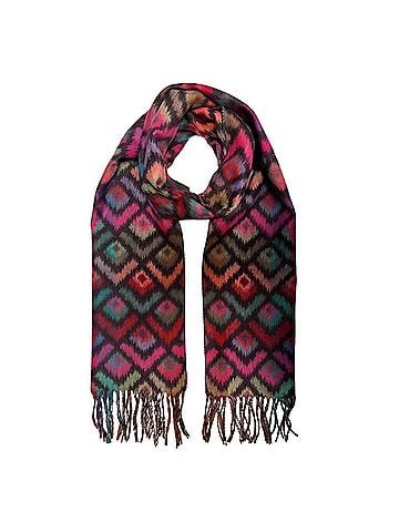 V.Fraas Women's Peacock Feathers Cashmink Scarf (view 1)
