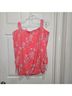 Avenue Floral Red Short Sleeve Blouse Size 26 - photo 10
