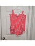 Avenue Floral Red Short Sleeve Blouse Size 26 - photo 7