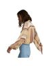 Lilya Stripes Brown Tan Long Sleeve Blouse Size XL - photo 2