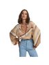 Lilya Stripes Brown Tan Long Sleeve Blouse Size XL - photo 1