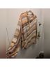 Lilya Stripes Brown Tan Long Sleeve Blouse Size XL - photo 10