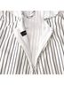 J Brand Stripes White Black Jumpsuit Size L - photo 7