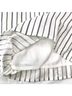 J Brand Stripes White Black Jumpsuit Size L - photo 9