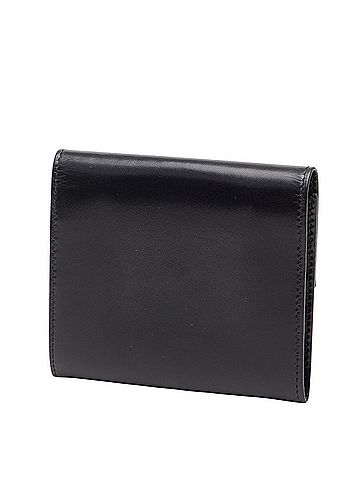 Prada Prada logo wallet/coin case, black leather, women's, PRADA (view 2)