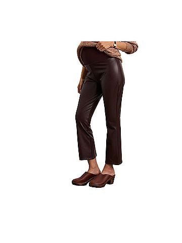 Hatch Faux Leather Pants (view 1)