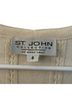 St. John Solid Ivory Short Sleeve Blouse Size 4 - photo 2