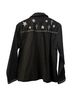 Johnny Was 100% Cotton 100% Polyester Solid Black Jacket Size S - photo 2