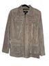 Alfani 100% Suede Solid Tan Leather Jacket Size 1X - photo 1