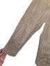 Alfani 100% Suede Solid Tan Leather Jacket Size 1X - photo 4