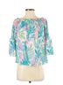 Lilly Pulitzer Floral Multi Color Short Sleeve Blouse Size XS - photo 1