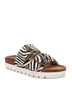 XTI White Women's Printed Flat Sandals Size 5 1/2 - photo 2