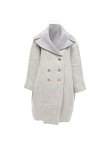 Céline Old Celine Phoebe Philo Runway wool alpaca cocoon coat (view 1)